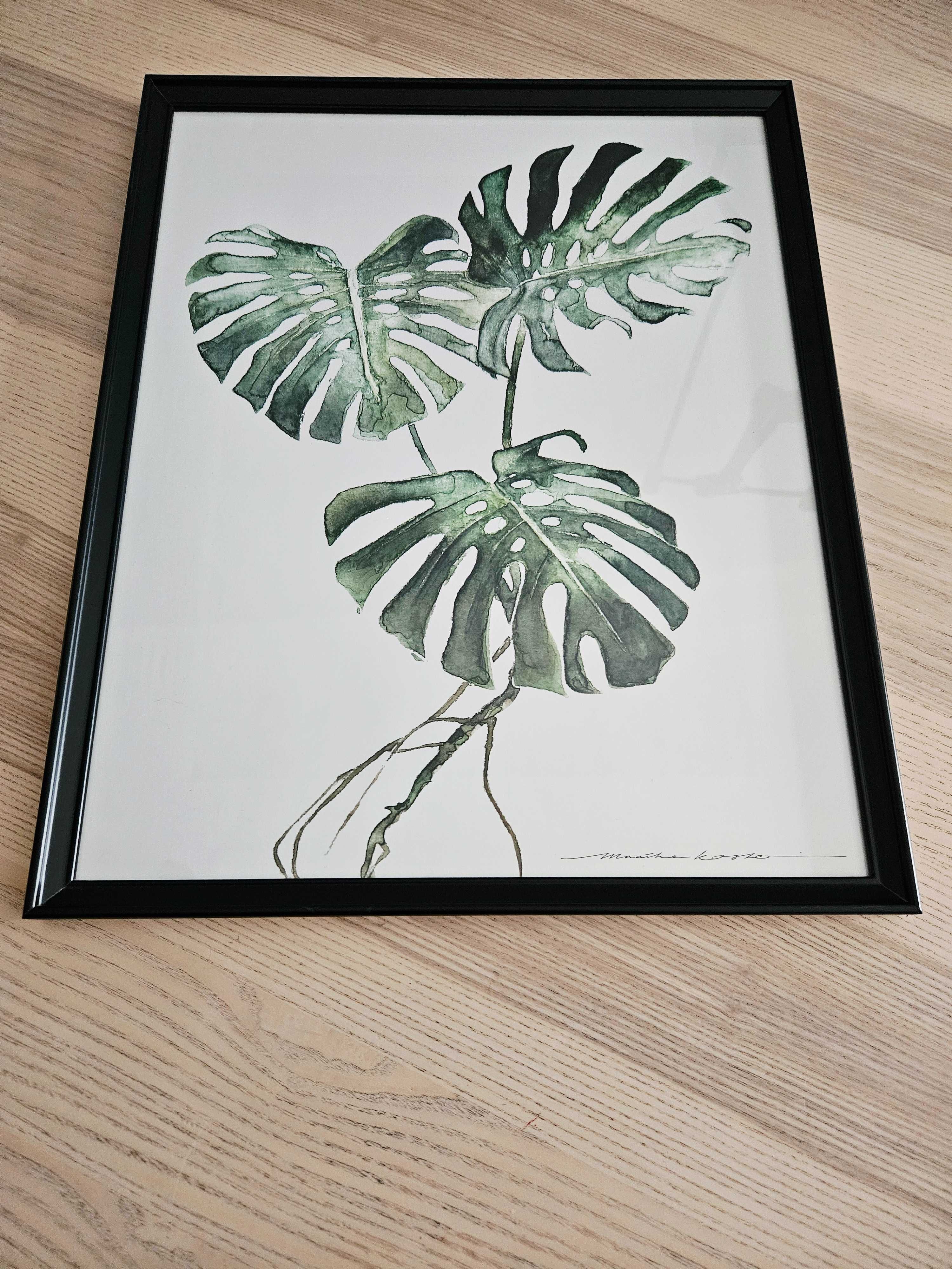 Dwa oprawione plakaty z Ikea