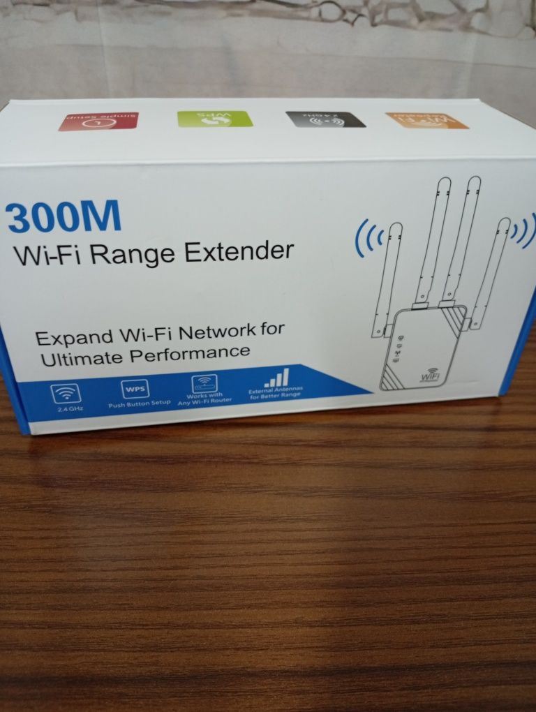 Bezprzewodowy wzmacniacz zasięgu repeater wifi router 300m