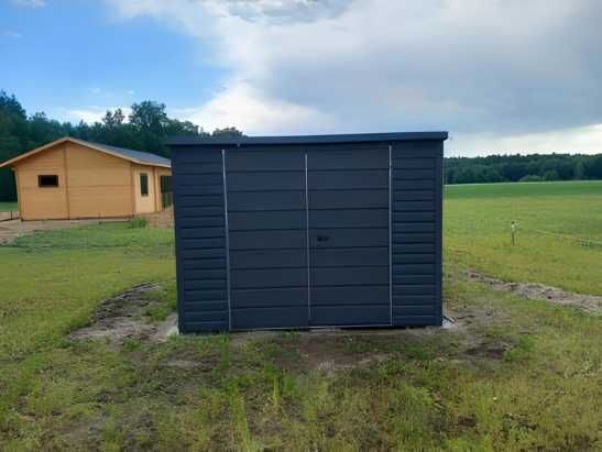 Garaż Blaszany domek narzędziowy 3x3m