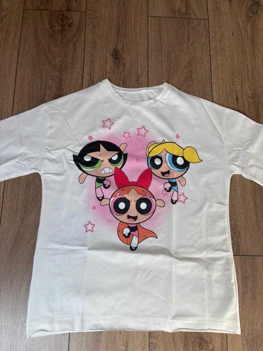 T-shirt damski oversize ATOMÓWKI rozmiar Uniwersalny biały