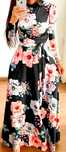 NOWA rozkloszowana suknia maxi w kwiaty r. 6 XL