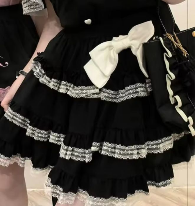 юбка в стиле lolita