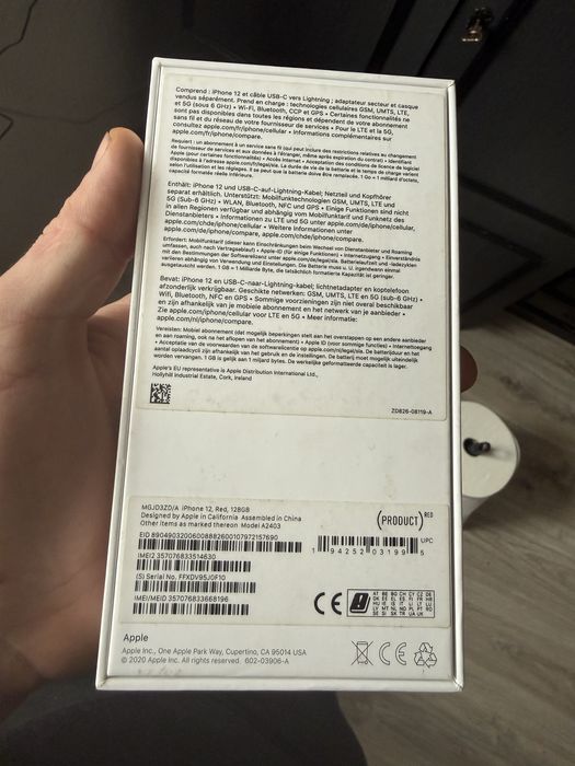 Iphone 12 128gb product RED