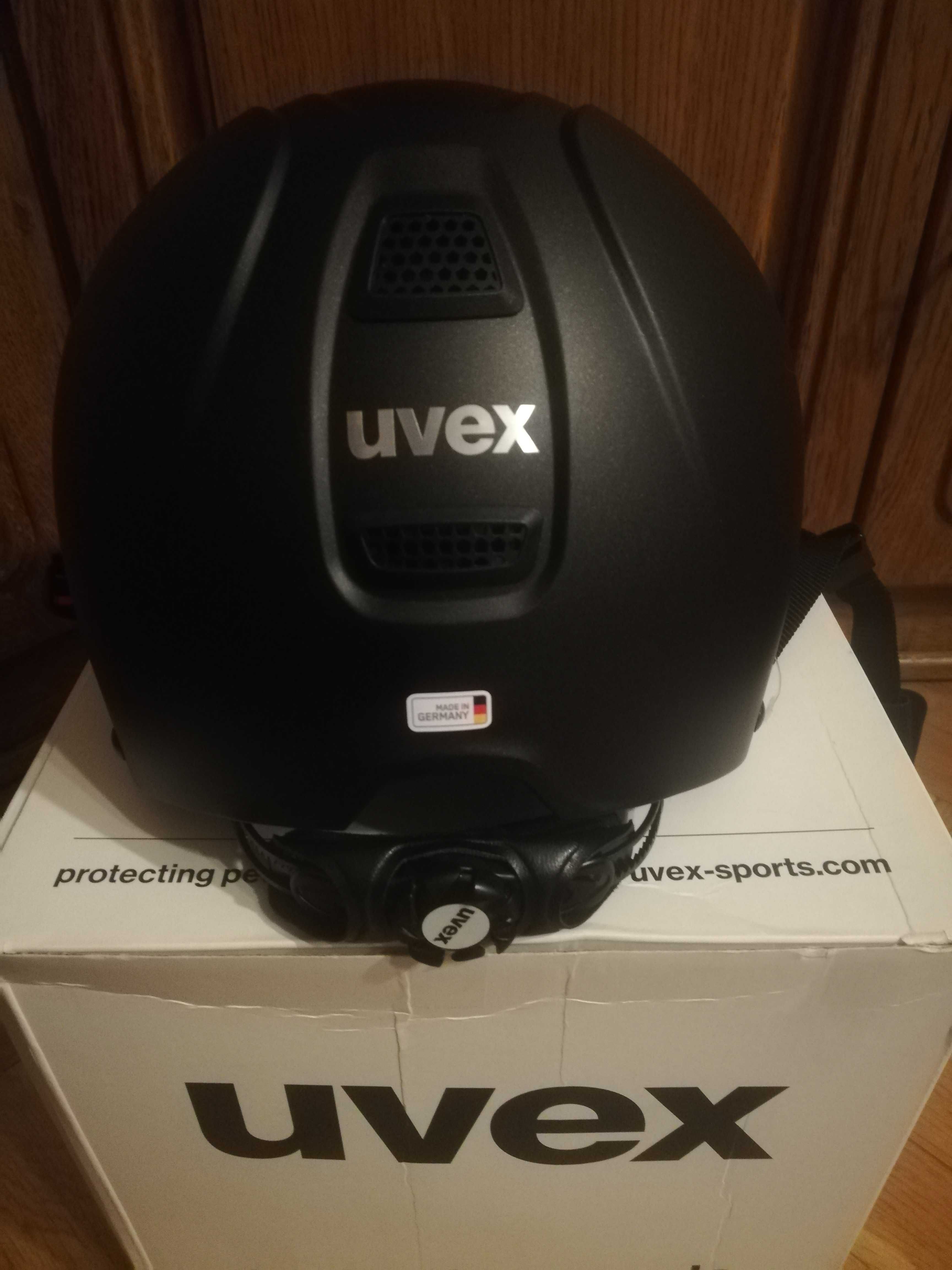 NOWY Kask Uvex Perfexxion II, czarny, black mat S-M: 55-58cm