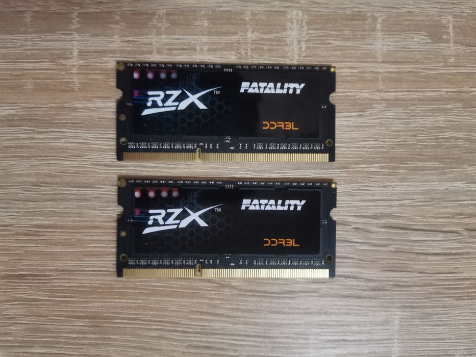 16Gb DDR3L [kit 2x8] RZX Fatality оперативная память для ноутбука