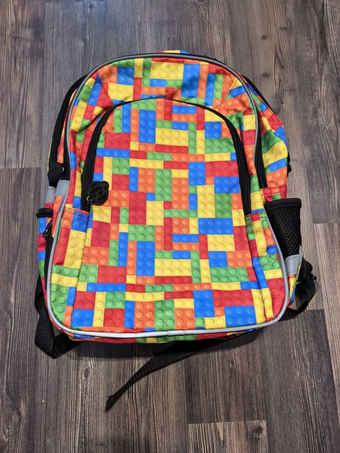 Plecak+piórnik+worek na buty wzór Lego