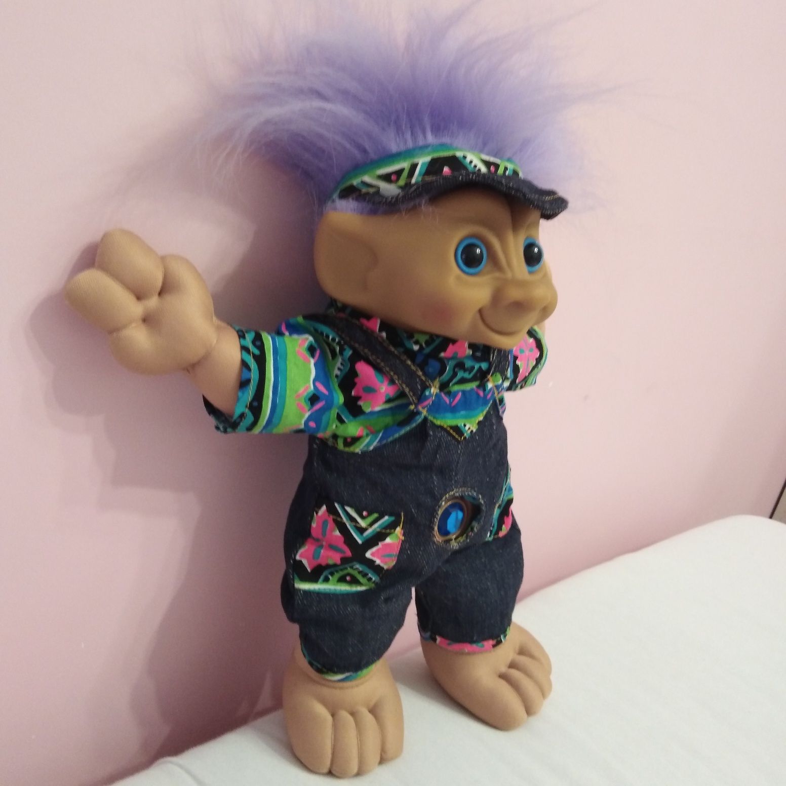 Troll vintage Ace Novelty zabawka do kolekcji