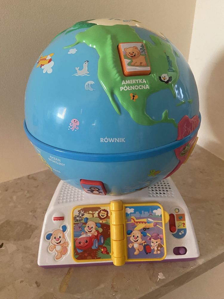 Edukacyjny globus Fisher Price