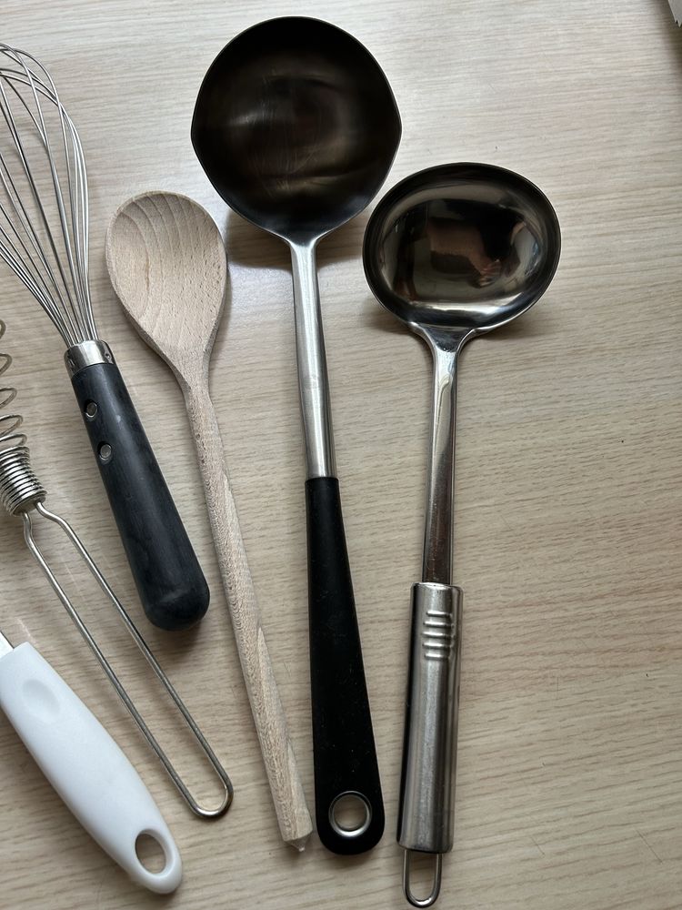 IKEA Przybory Kuchenne 6 Sztuk Łyżka Wazowa Trzepaczka Fackelmann