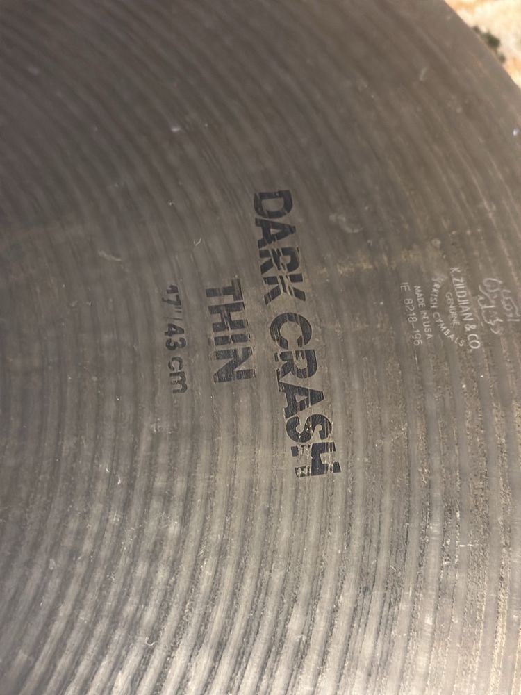 Zildjian K Dark Thin Crash 17