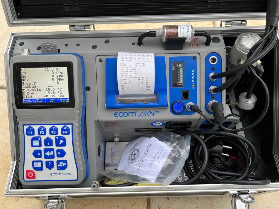 Analizator spalin ecom-J2KN PRO Expert 1 O2,CO,NO,NO2,NOx,SpalEko
