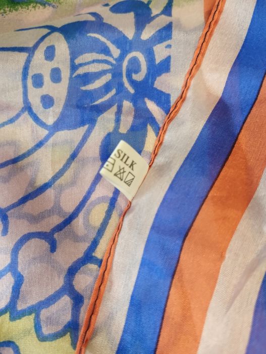 Pareo plażowe z jedwabiu