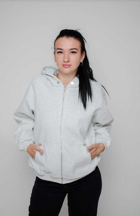 Стильна жіноча зип-худі | Якісна тринитка, нова з магазину