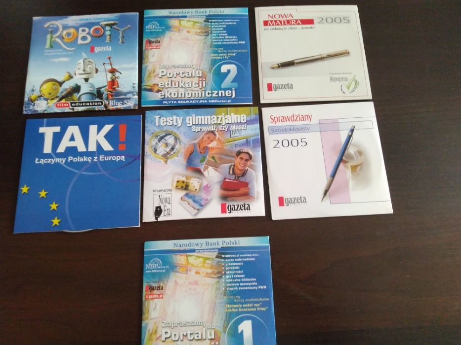 Płyty CD edukacyjne i nie tylko 29 szt.