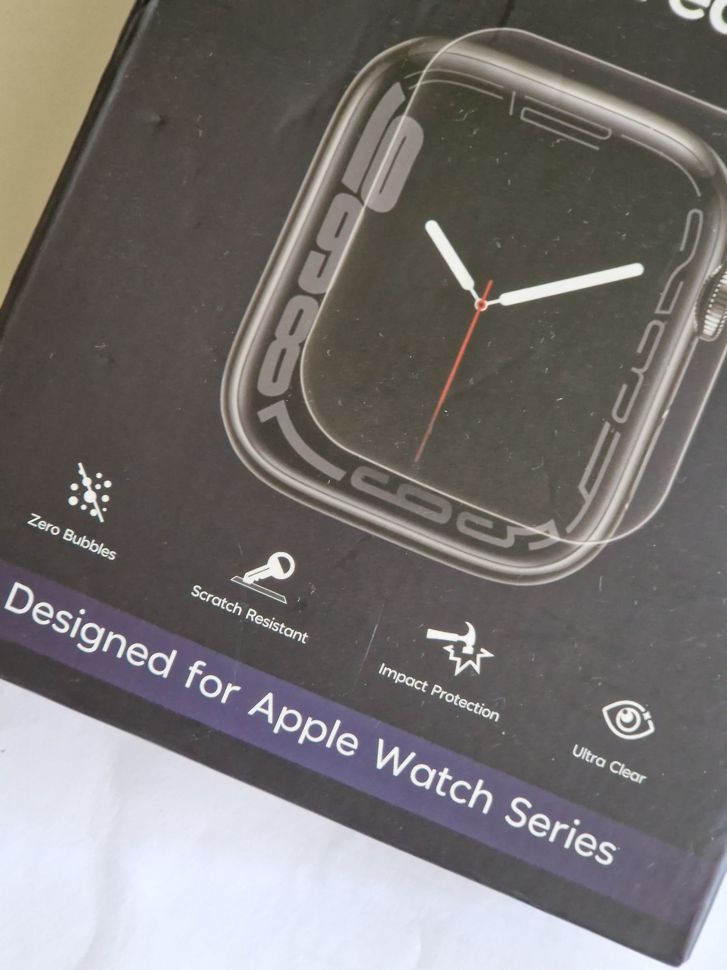 Szkło ochronne do smartwatch Apple 3 sztuki, nowe