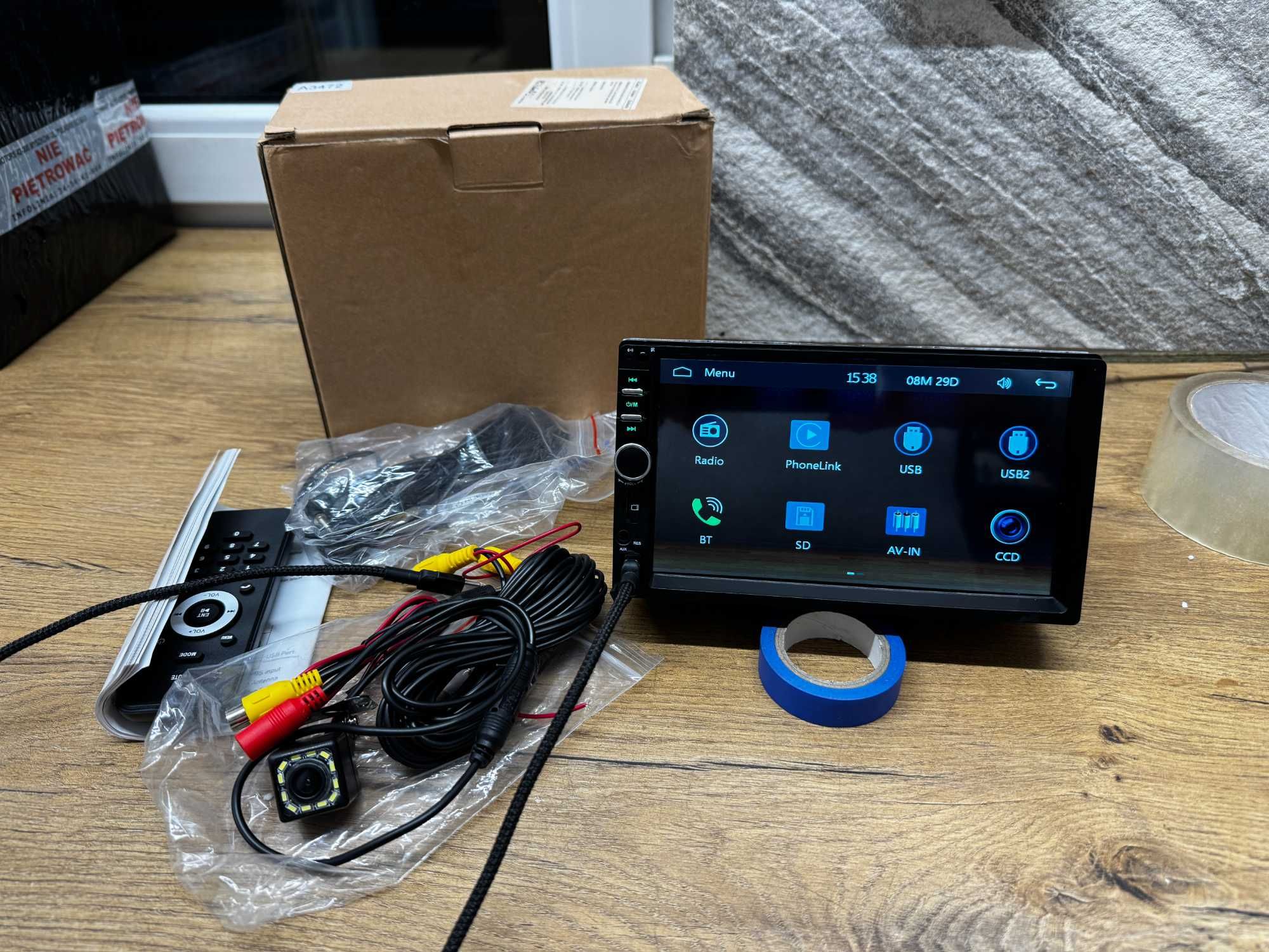 radio 2 din a3472 carplay,android auto usb