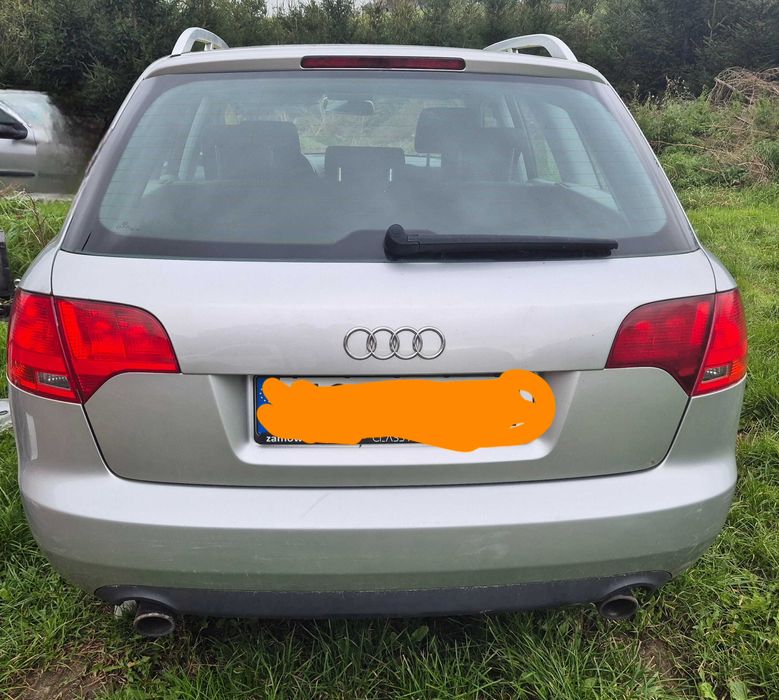 audi a4 b7 1.8t  avant zderzak tył tylny zderzak ślizgi zderzaka