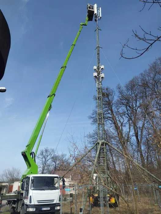 Wynajmę podnośnik koszowy, wysięgnik, zwyżka, żuraw