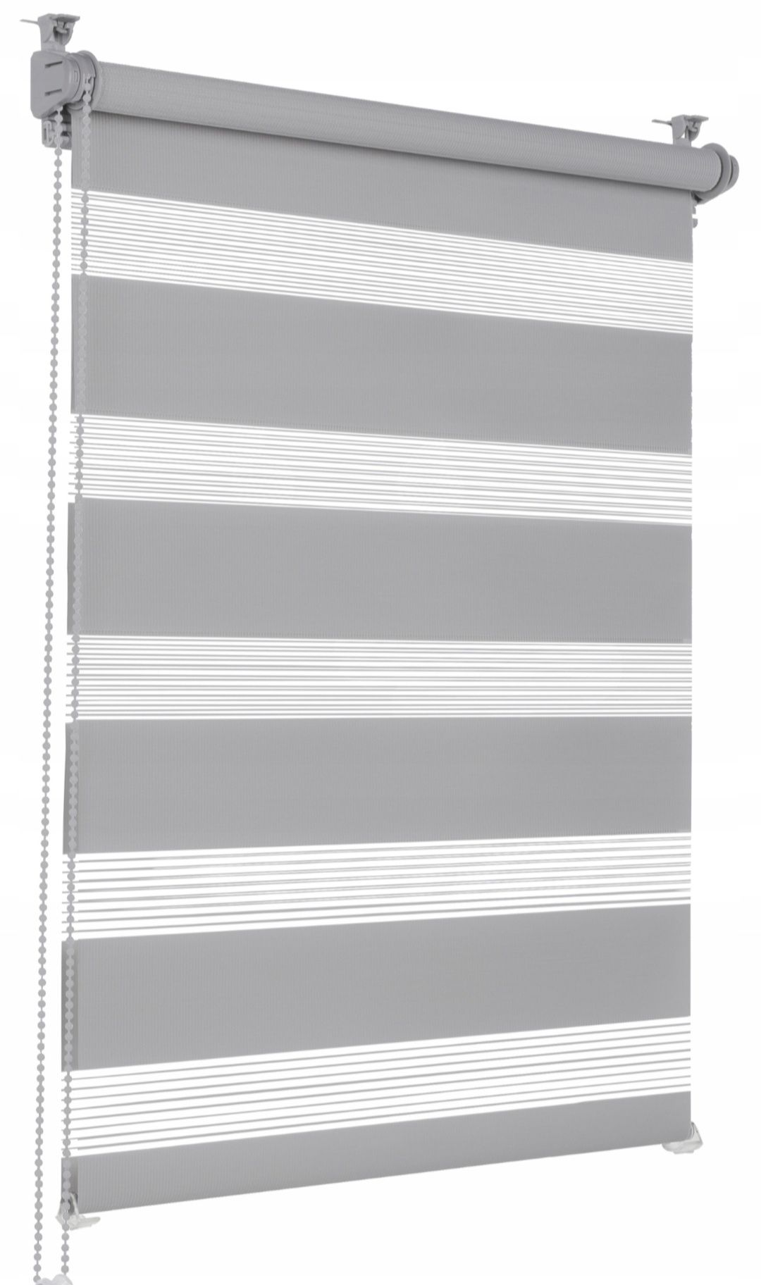 Zestaw rolet dzień noc do drzwi balkonowych 68,5 x 215 cm szare okazj