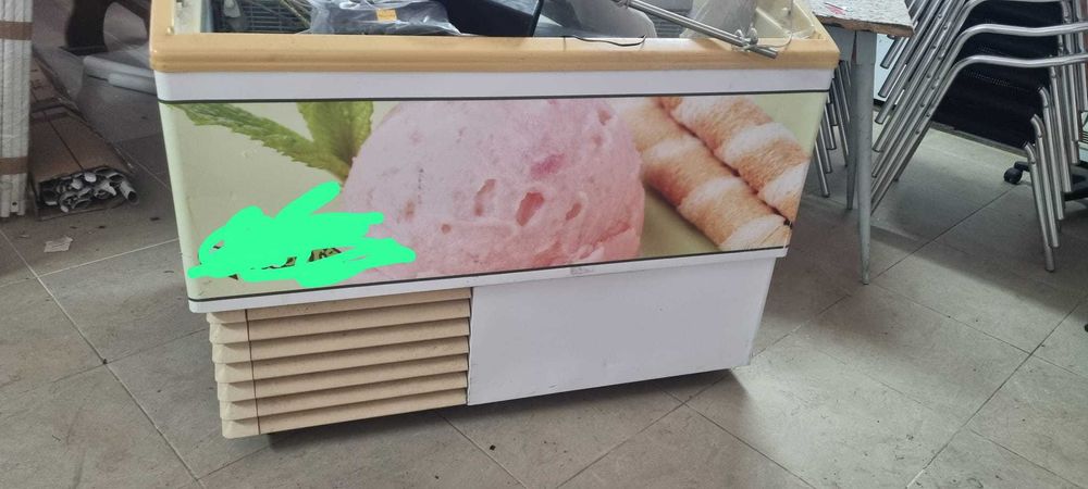 Vitrine de gelados