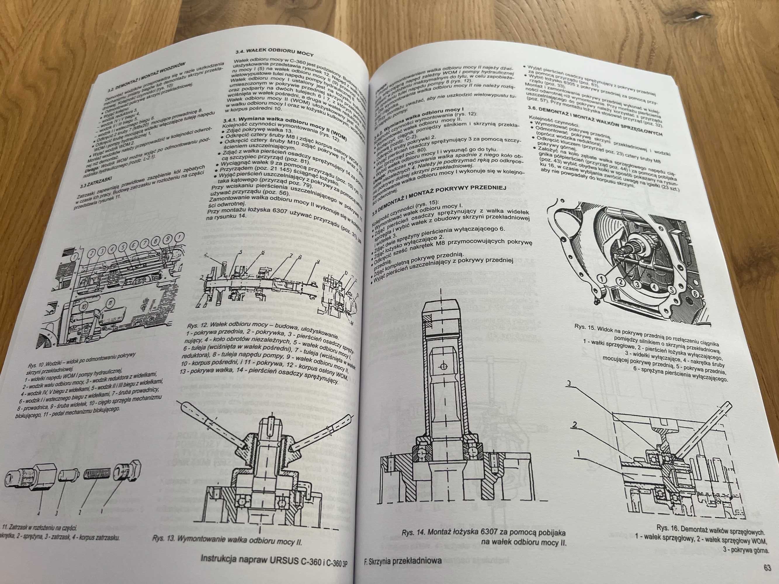 Ursus c 360 c 360p instrukcja napraw PO POLSKU