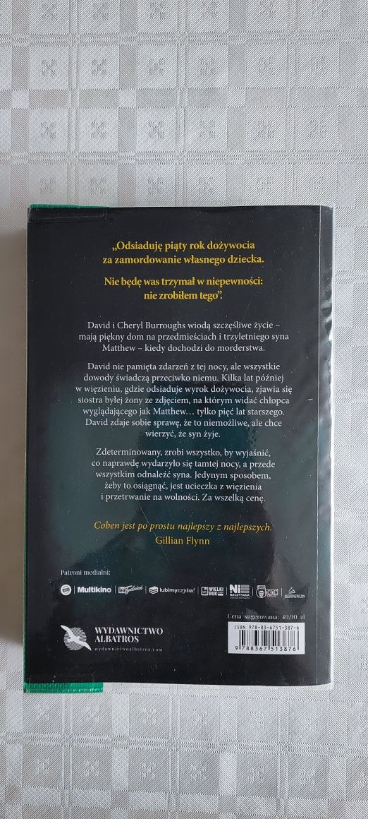 Książka Za wszelką cenę, Harlan Coben
