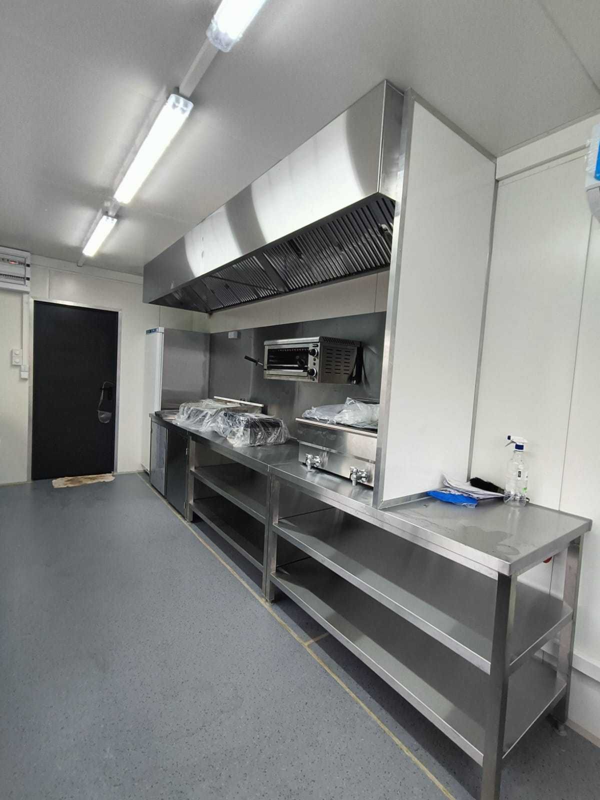 Kontener usługowy pawilon, gastronomiczny i nie tylko, 9 x 3 m