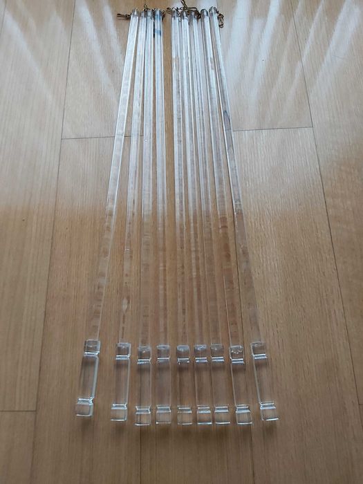 Bengalas de acrilico para cortinas