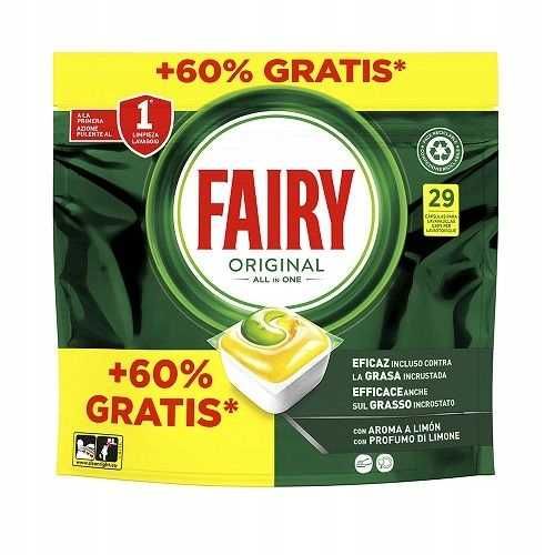 Fairy 29szt All in One Lemon Kapsułki Do Zmywarki