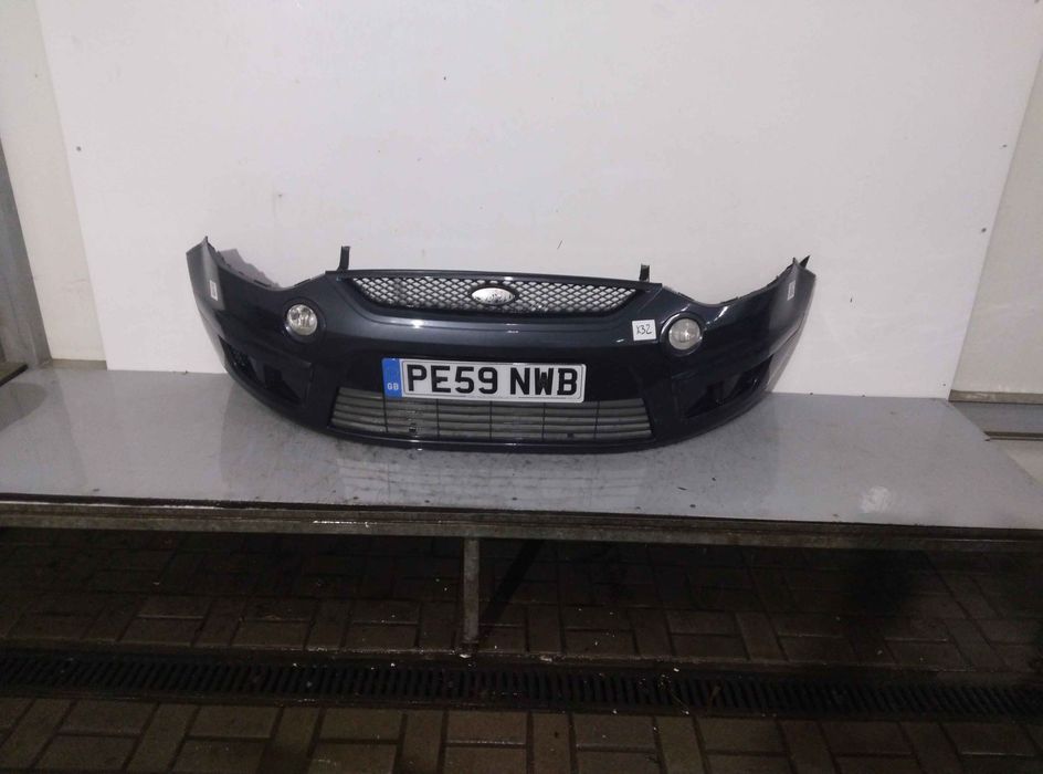 + ZDERZAK PRZÓD PRZEDNI DO FORD SMAX S-MAX X6 SZARY GRAFITOWY HALOGENY