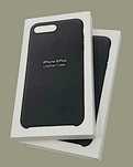 Чехол Apple Leather Case для iPhone 8 Plus / 7 Plus Black (новый)