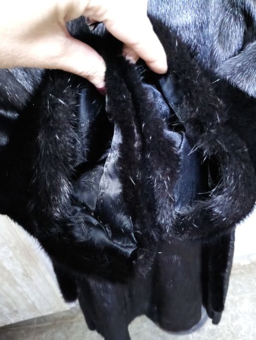 Marco Varni. Дл 115см. Норковая шуба с соболем. Натуральная шуба