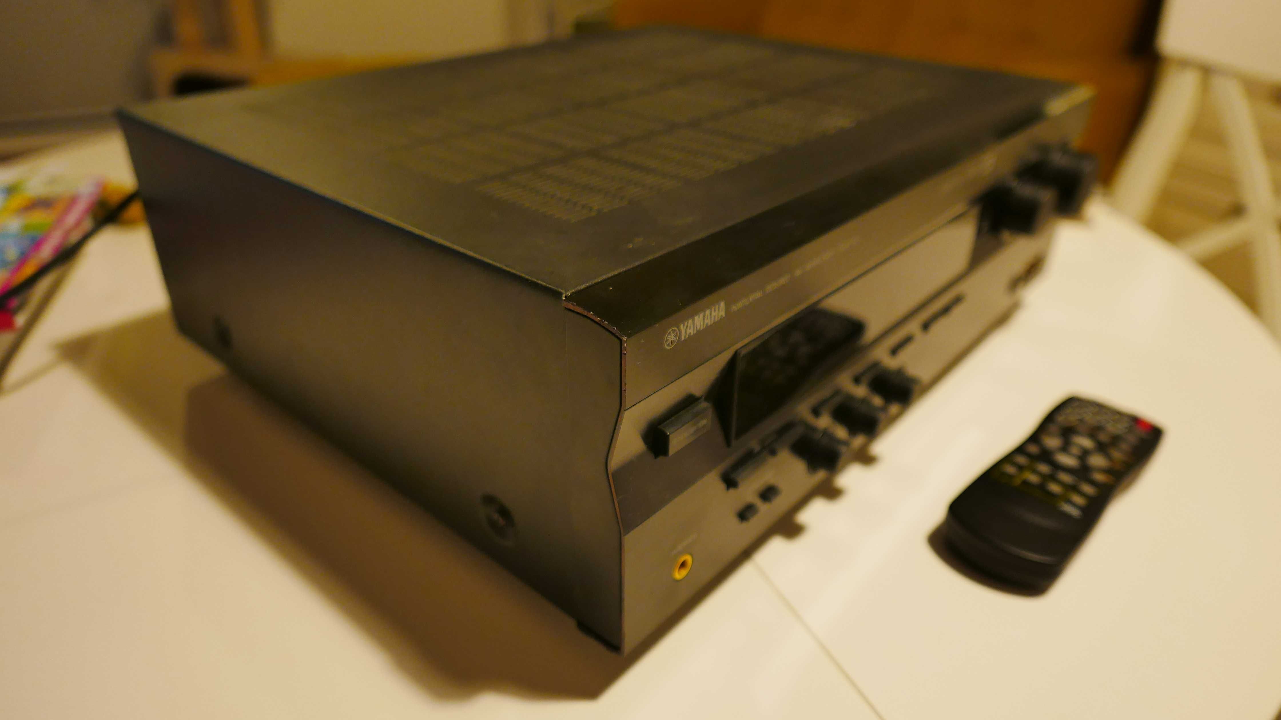 Wzmacniacz Yamaha DSP A5 z pilotem, wejscia optyczne, PHONO