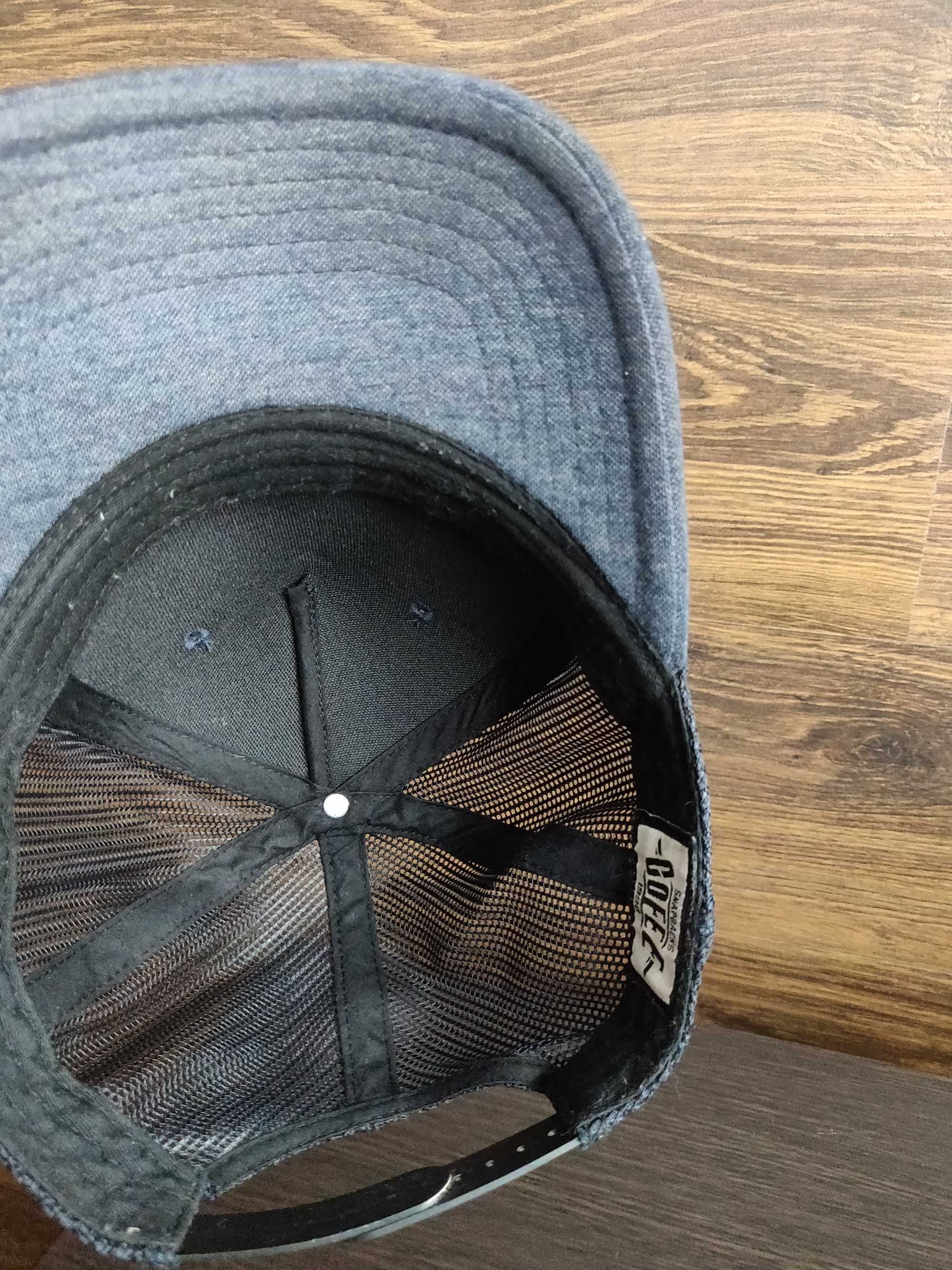 Винтажная кепка Cofee Snap, One size, серая.