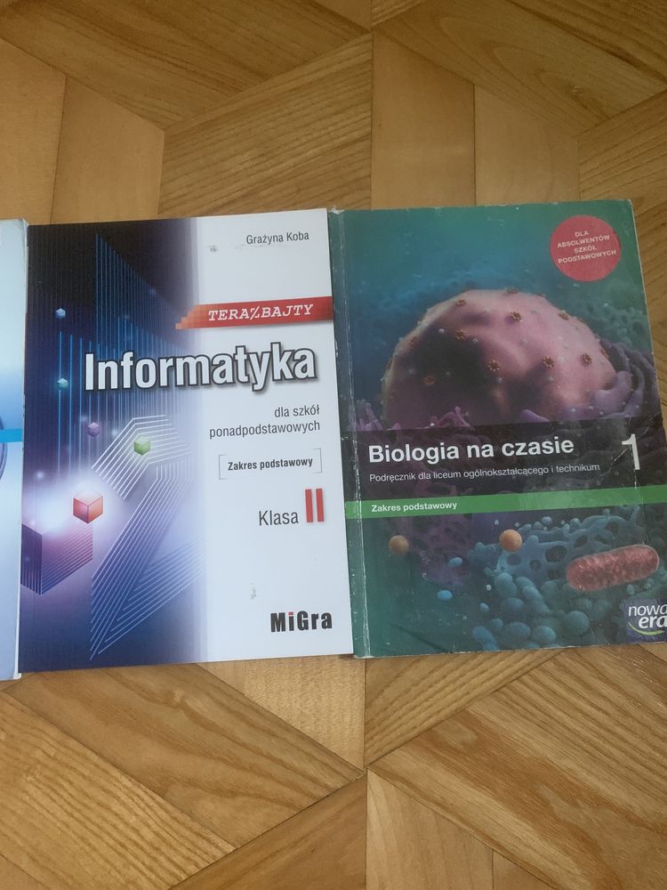 Komplet podręczników technikum liceum 2