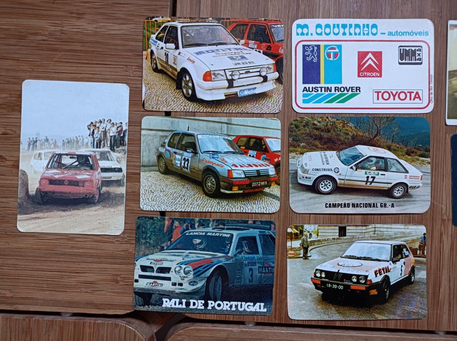 Lote de 10 calendários * Rali * Desporto Automóvel * 1985/1986/1987