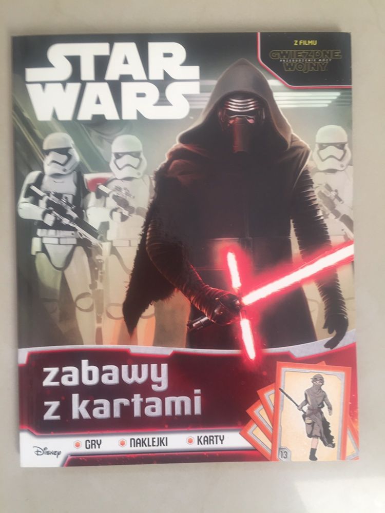 Ksiazka Star Wars zabawy z kartami