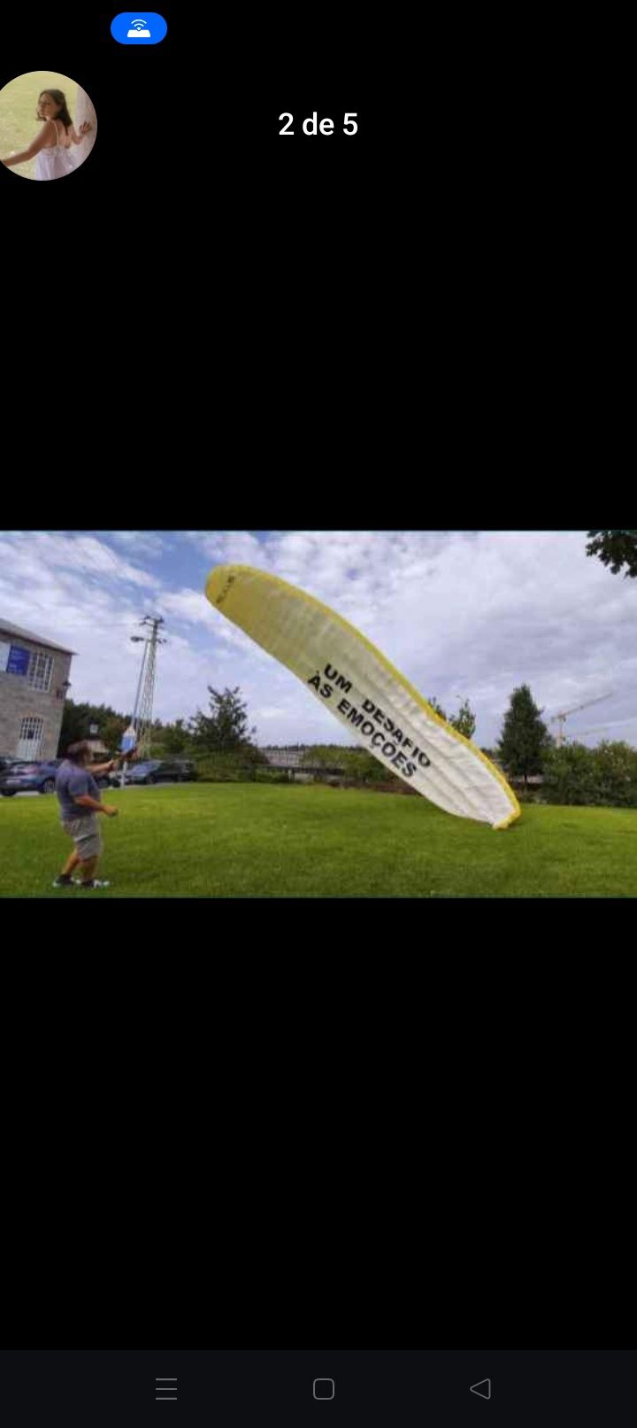 Paramotor Parapente Asa Bilugar Sting 250