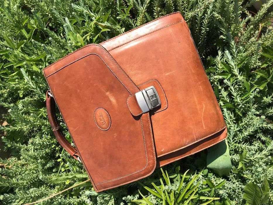 шкіряний портфель excelente  оригінальний