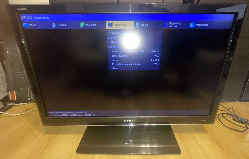TV Sharp 42" 100Hz 4ms, made in Japan, najwyższy model, nowy 4000zł !