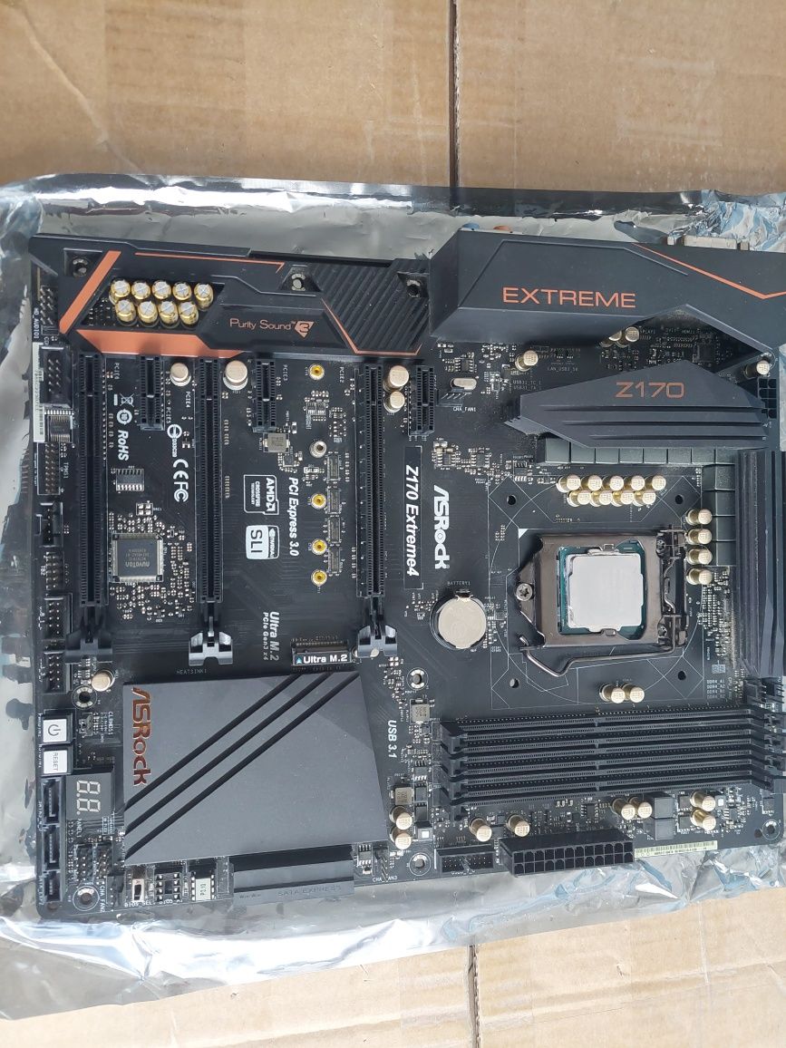 ASRock Z170 EXTREME 4 / mod z390/ CPU i3 8100 jak i7 6700