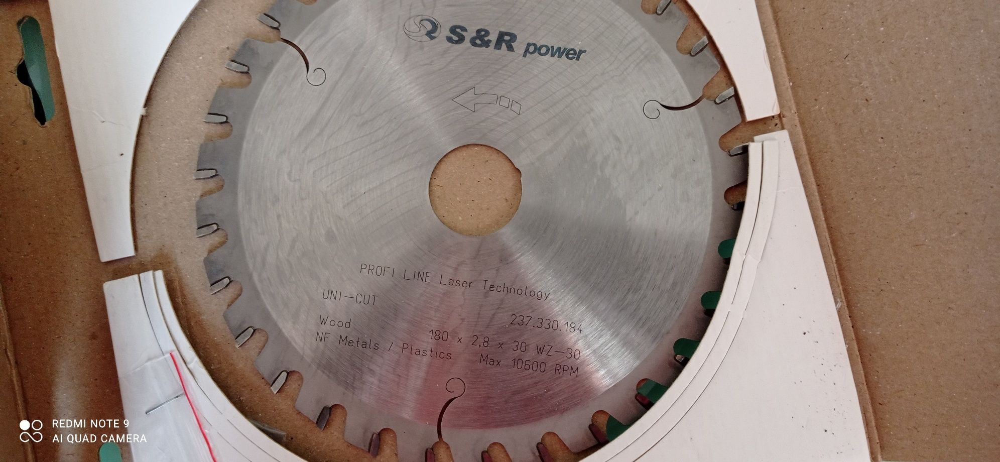 Пильный диск S&R uni-cut 180x2,8x30
