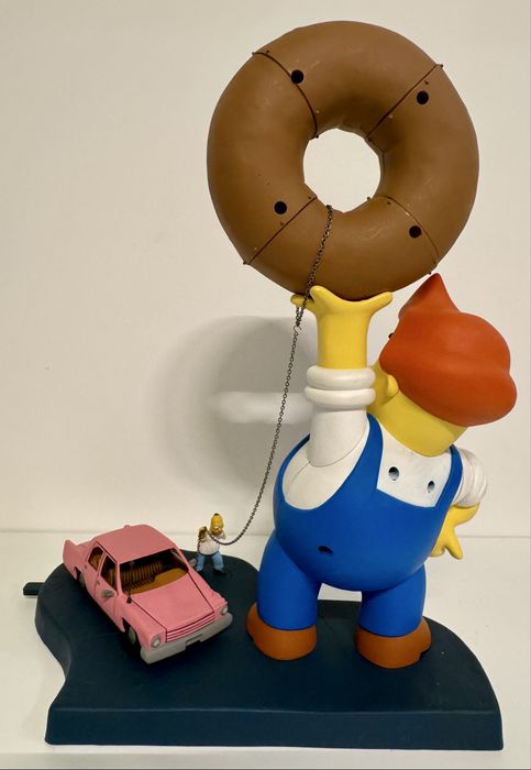 Boneco Colecionável Lard Lad Donuts dos The Simpsons