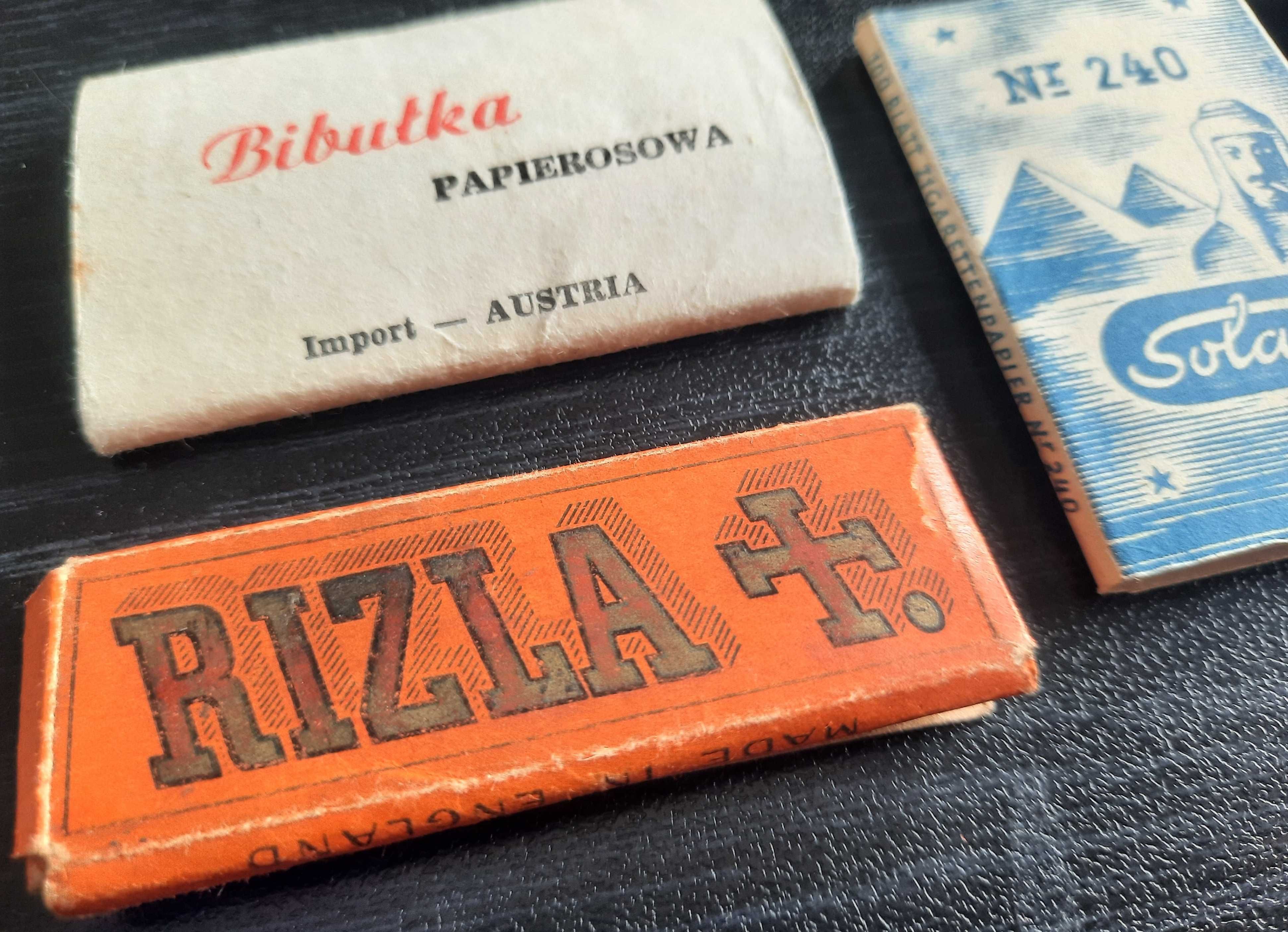 Bibułki do papierosów Rizla Solali Żywiec Zig Zag - ZESTAW