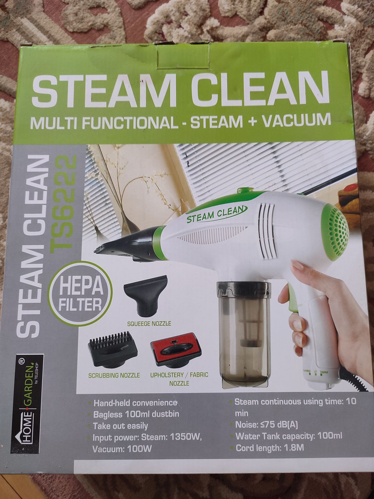 Пароочисник- пилосос Steam clean TS 6222