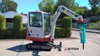 Minikoparka TAKEUCHI TB216 V2 z młotem hydraulicznym Everdigm!