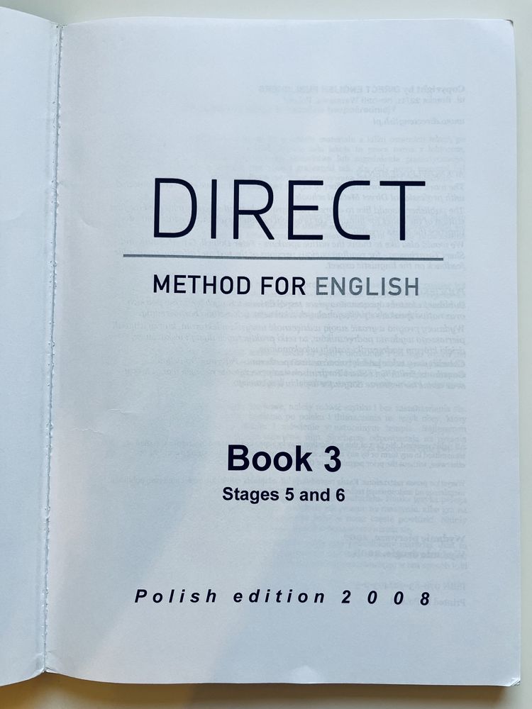 Direct For English 3 kurs angielskiego angielski