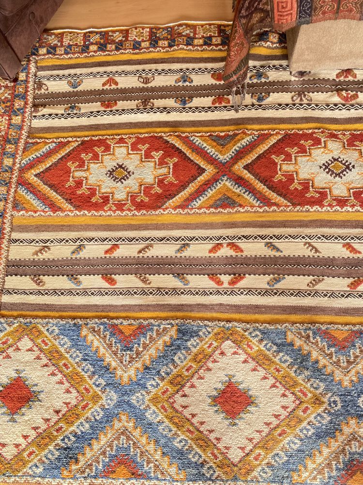 Tapete kilim  cores terra