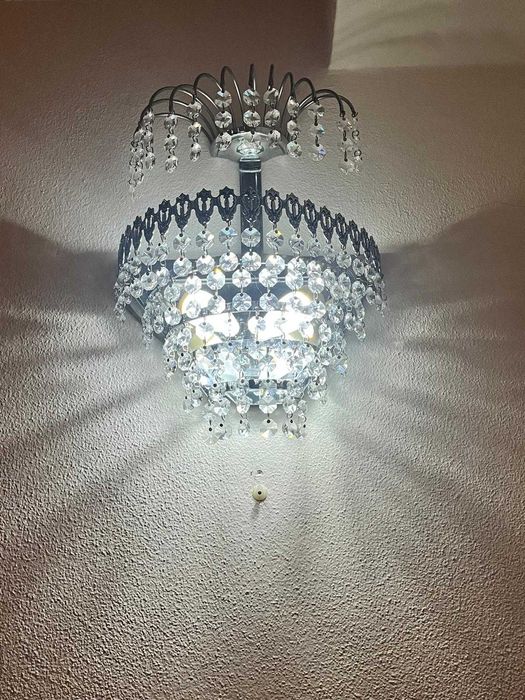 Conjunto de Lustres de cristal