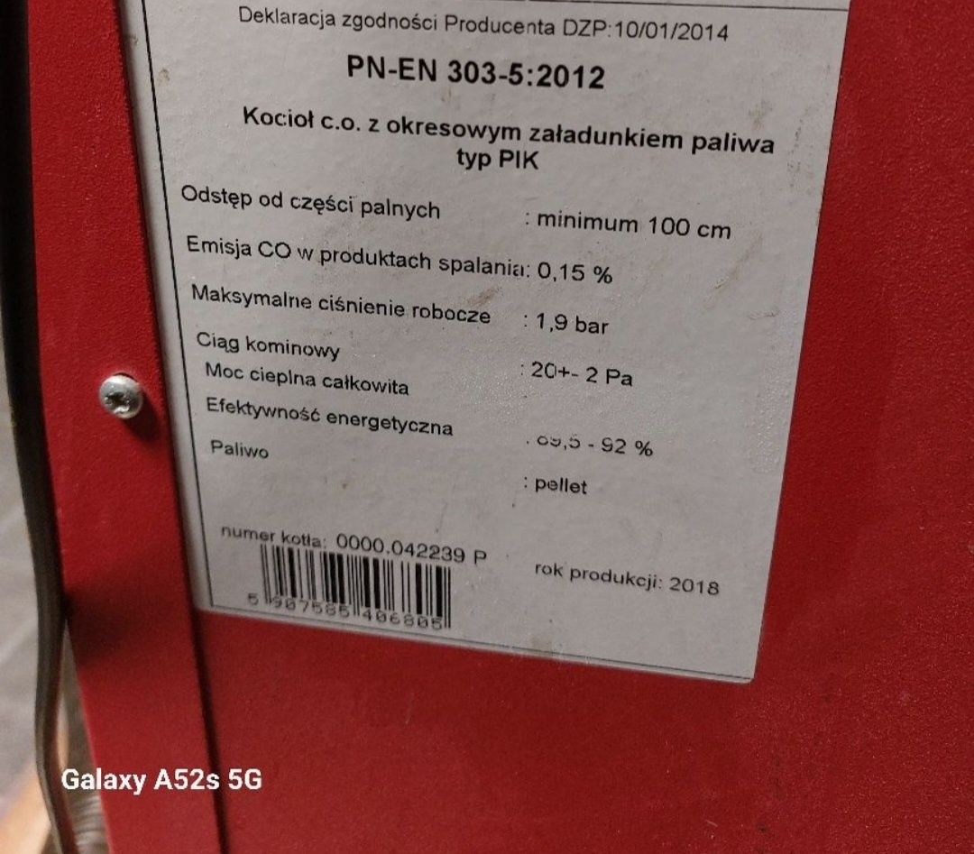 piec pik 14 kw pellet protech